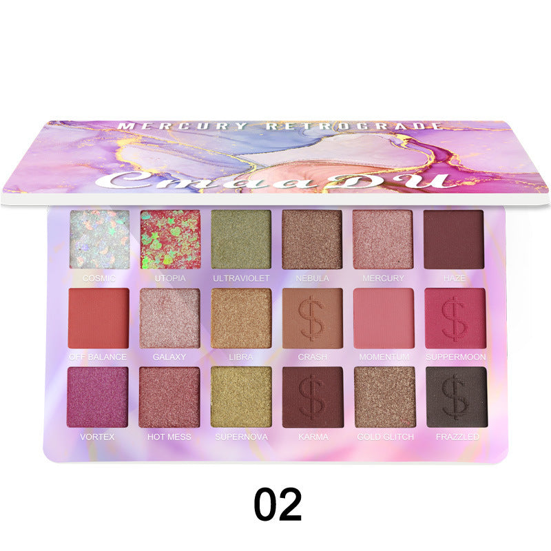 18 Colors EVA Glitter Eyeshadow Palette