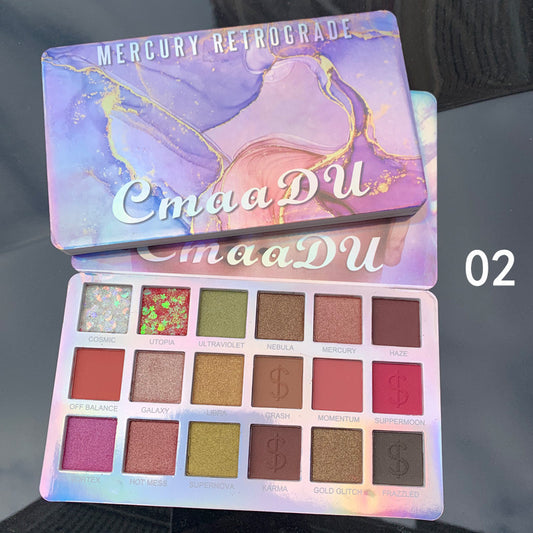 18 Colors EVA Glitter Eyeshadow Palette