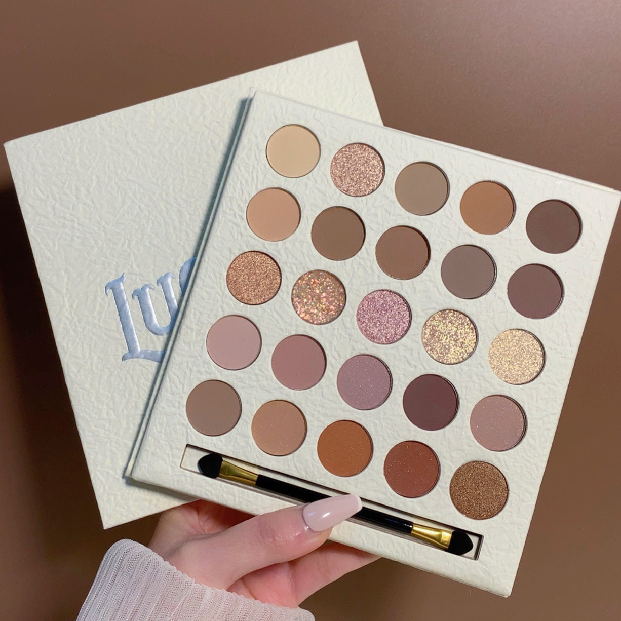 Creamy Elf Eyeshadow Palette Pearly Matte Milk Tea
